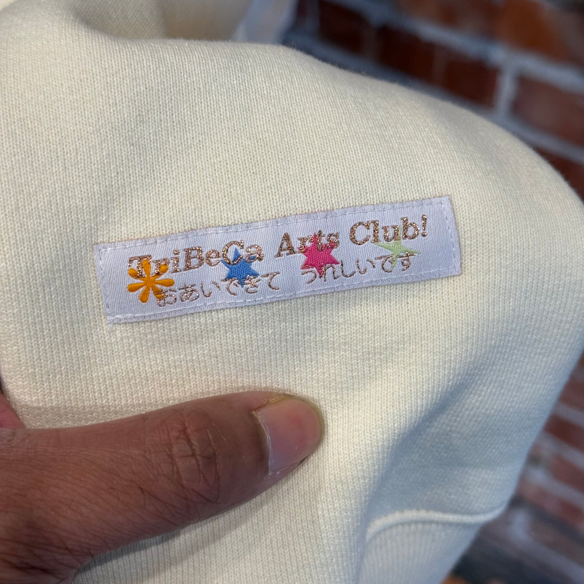 KITH X ADVISORY BOARD CRYSTALS SWAROVSKI HOODIE ‘CREAM’