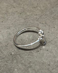 CHROME HEARTS CROSS BUBBLE GUM RING ‘SILVER’