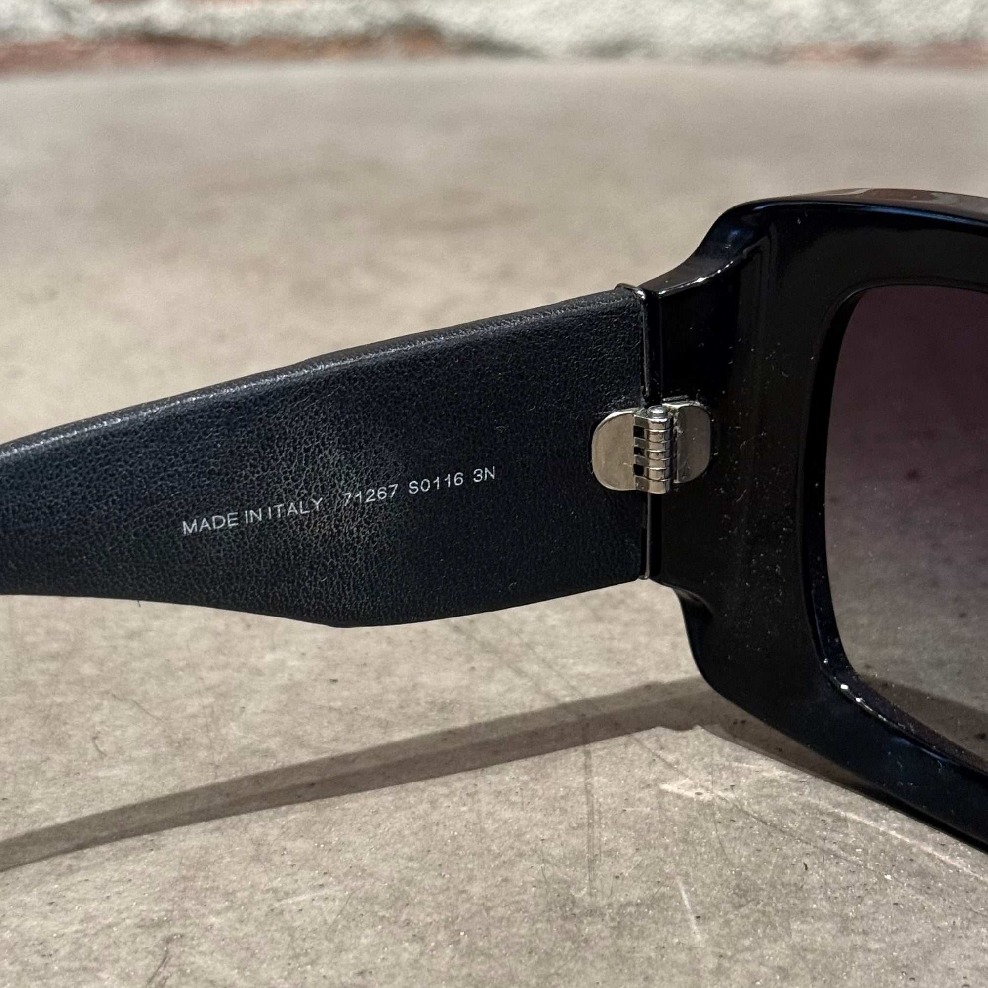 CHANEL QUILTED SHIELD SUNGLASSES ‘BLACK’