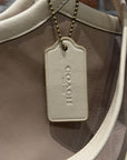 COACH BEA 2-BLOCK SHOULDER TOTE BAG ‘CREAM’