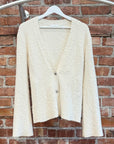 HELMUT LANG KNIT CARDIGAN ‘WHITE’