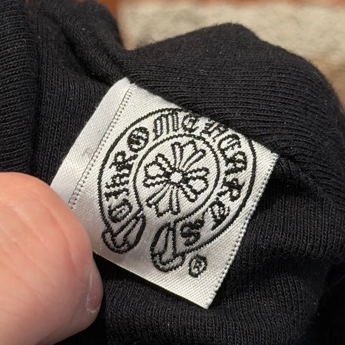 CHROME HEARTS TONAL CROSS SKULL CAP BEANIE ‘BLACK’