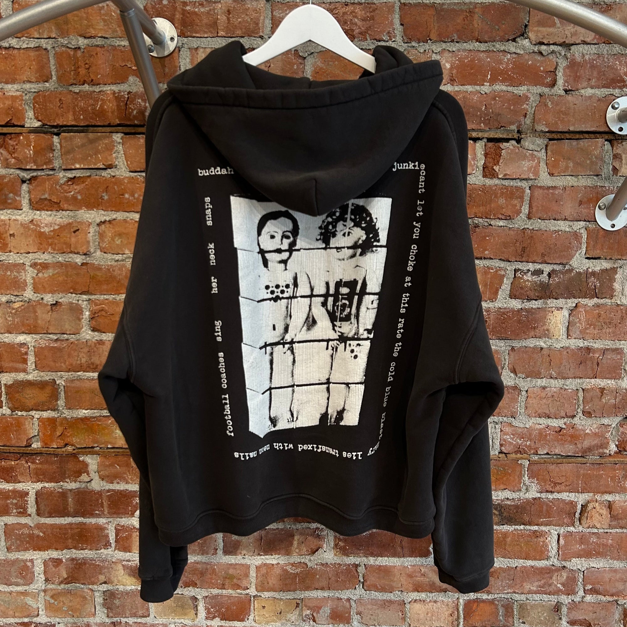 ENFANTS RICHES DEPRIMES FW24 MARY LIES HOODIE ‘BLACK’