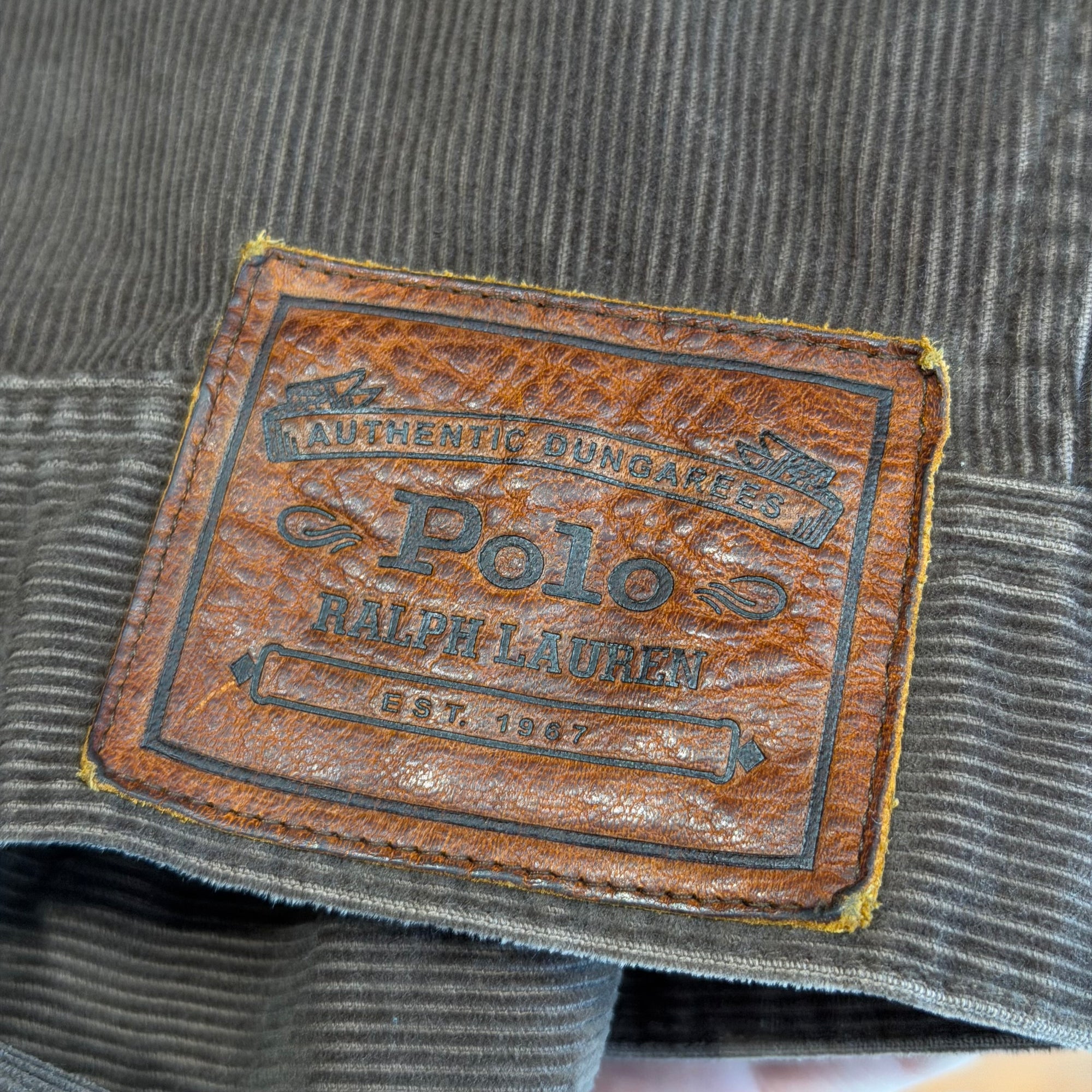 POLO RALPH LAUREN CORDUROY TYPE-3 TRUCKER JACKET ‘BROWN’