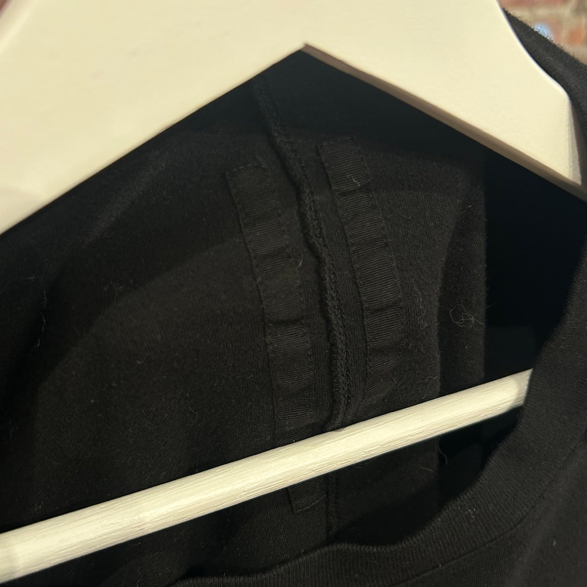 RICK OWENS FW25 CONCORDIANS DRKSHDW WALRUS CUT TEE ‘BLACK’