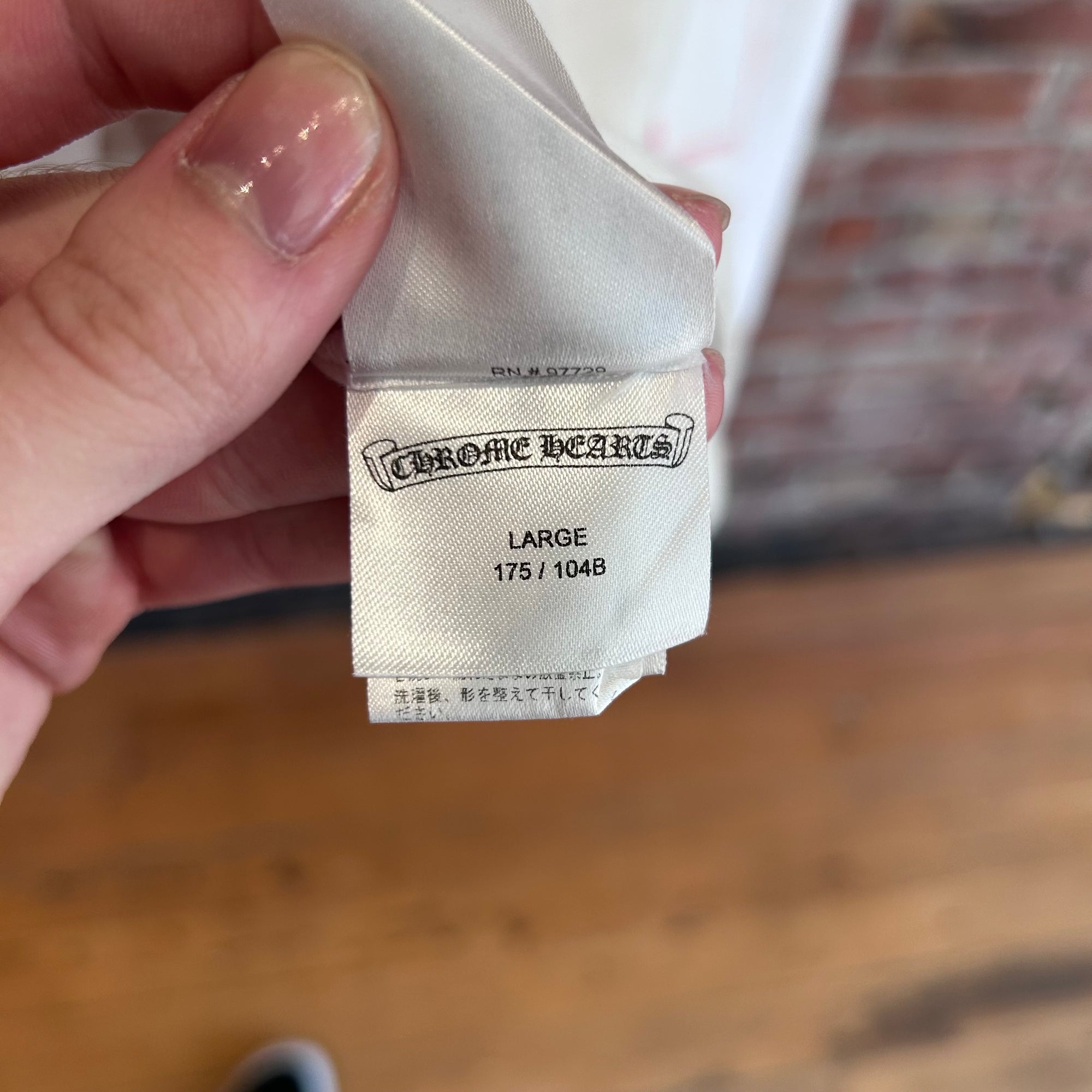 CHROME HEARTS AOYAMA VENDING MACHINE LONGSLEEVE ‘WHITE’