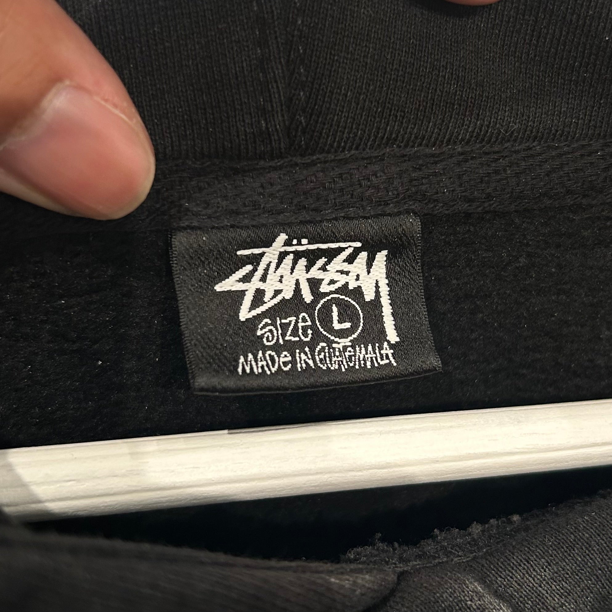 STUSSY CARD SUITS HOODIE ‘BLACK’