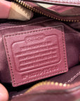 COACH BELTED CAMERA BAG ‘BURGUNDY’