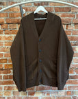 JIL SANDER x UNIQLO LAMBSWOOL CARDIGAN ‘MOCHA’