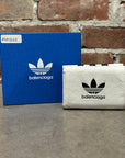 BALENCIAGA X ADIDAS TRIFOLD LAMBSKIN WALLET ‘BLACK/WHITE’