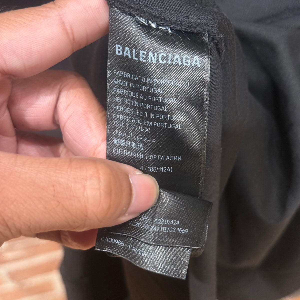 BALENCIAGA PRE-FALL 24 EREWHON OVERSIZED TEE ‘BLACK’