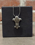 CHROME HEARTS SMALL CELTIC FLEUR PENDANT NECKLACE ‘SILVER’