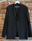 RICK OWENS FW23 LUXOR FOGPOCKET BLAZER ‘BLACK’
