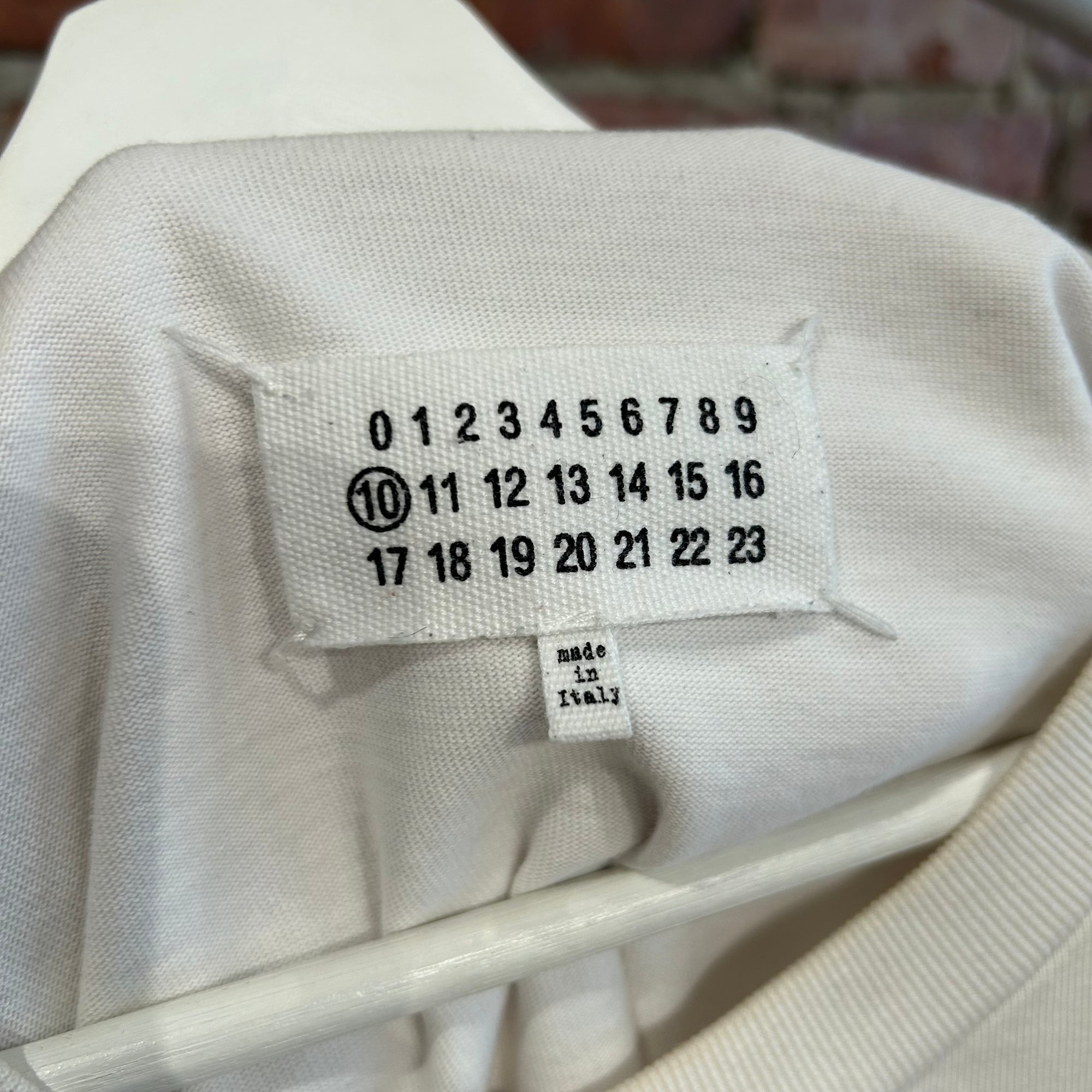 MAISON MARGIELA ILLUSION PRINT TEE ‘WHITE’