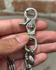 CHROME HEARTS LOBSTER CLASP EXTRA FANCY LINK WALLET CHAIN ‘SILVER’