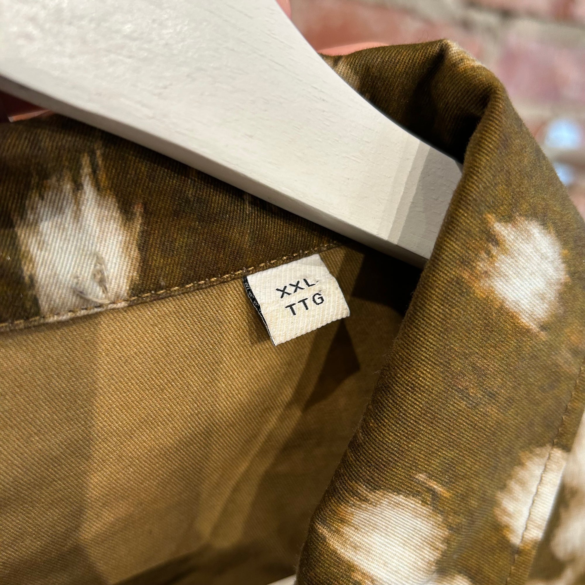 BURBERRY SS19 RUNWAY BAMBI ZIP SHIRT ‘BROWN’