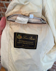 LORO PIANA 90S VINTAGE STORM SYSTEM HARRINGTON JACKET ‘CREAM’