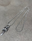 CHROME HEARTS NO. 10 DAGGER NECKLACE ‘SILVER’