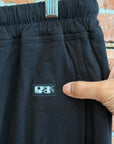 RICK OWENS DRKSHDW JERSEY DRAWSTRING POD SHORTS (L) ‘BLACK’