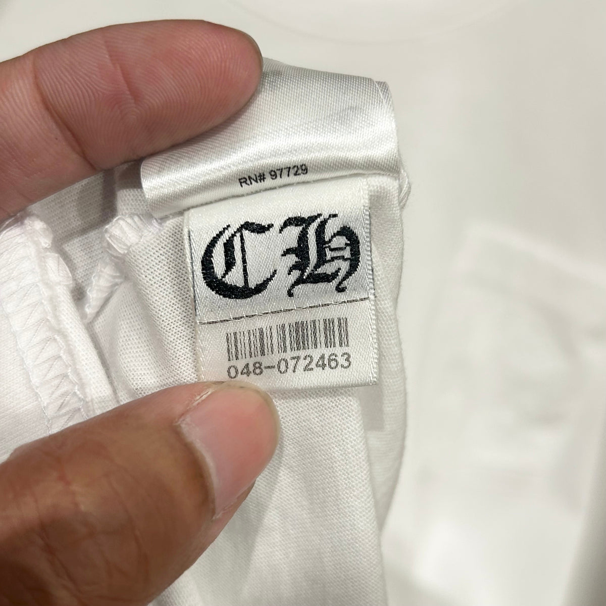 CHROME HEARTS ONLINE EXCLUSIVE FLORAL LONGSLEEVE ‘WHITE’