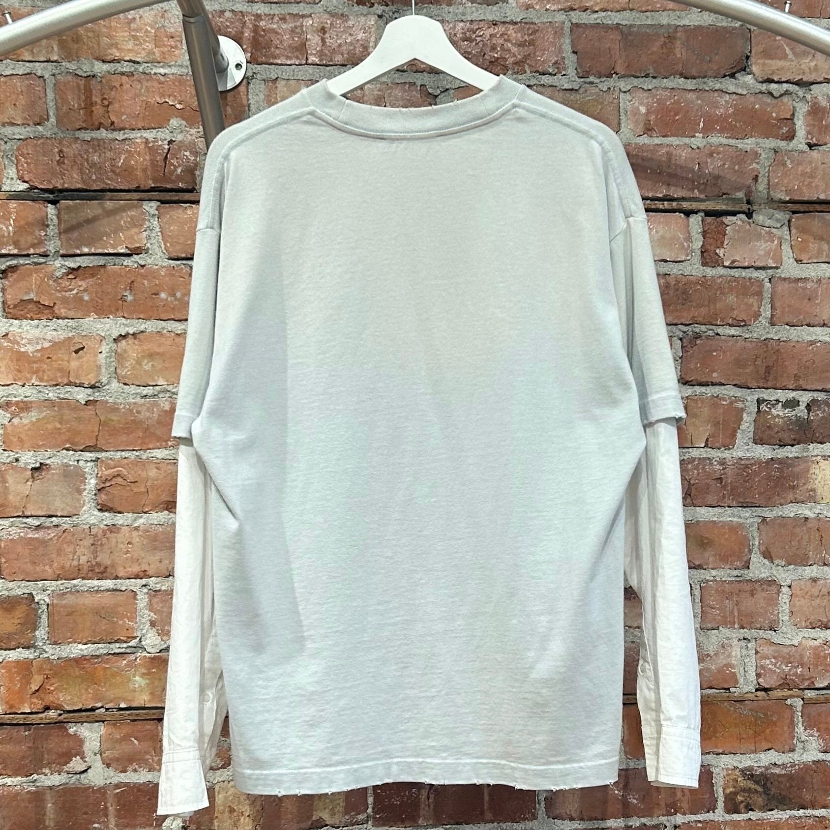 ACNE STUDIOS LAYERED PRINT TEE ‘GREY’