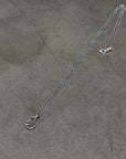CHROME HEARTS PEACE SIGN CHARM NECKLACE ‘SILVER’