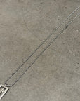 CHROME HEARTS FRAMED BABY FAT NECKLACE ‘SILVER’
