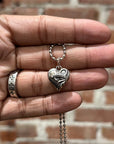 DEAL DESIGN HEART PENDANT ‘SILVER’