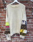 KAPITAL 5G KNIT HIPPIE SLEEVE SWEATER ‘MULTI’