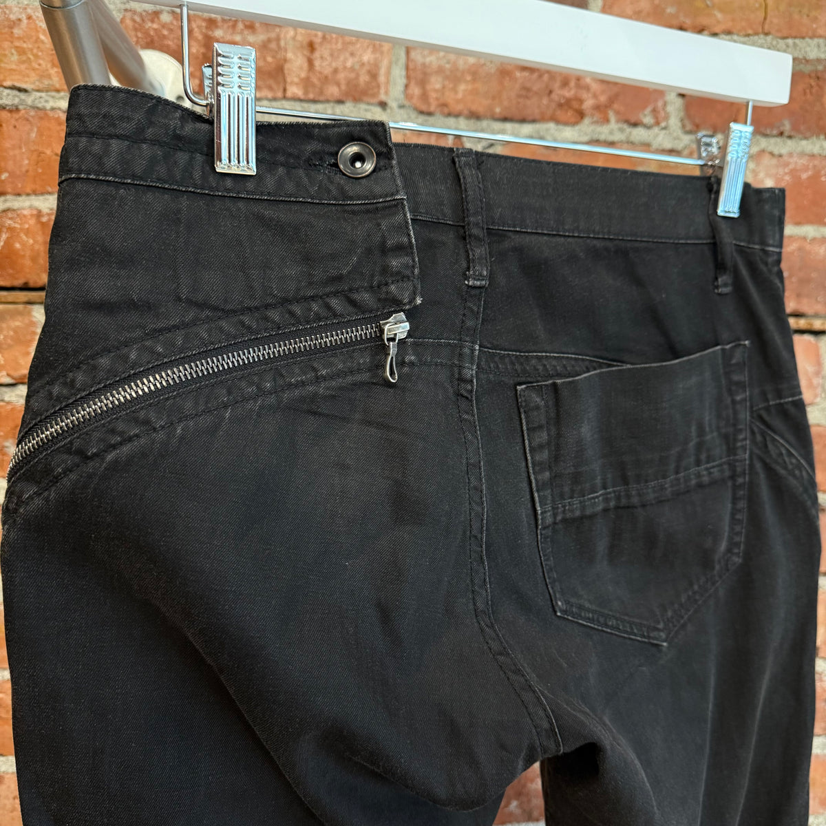 MA_JULIUS AIRCUT DOUBLE LAYER COTTON DENIM ‘BLACK’