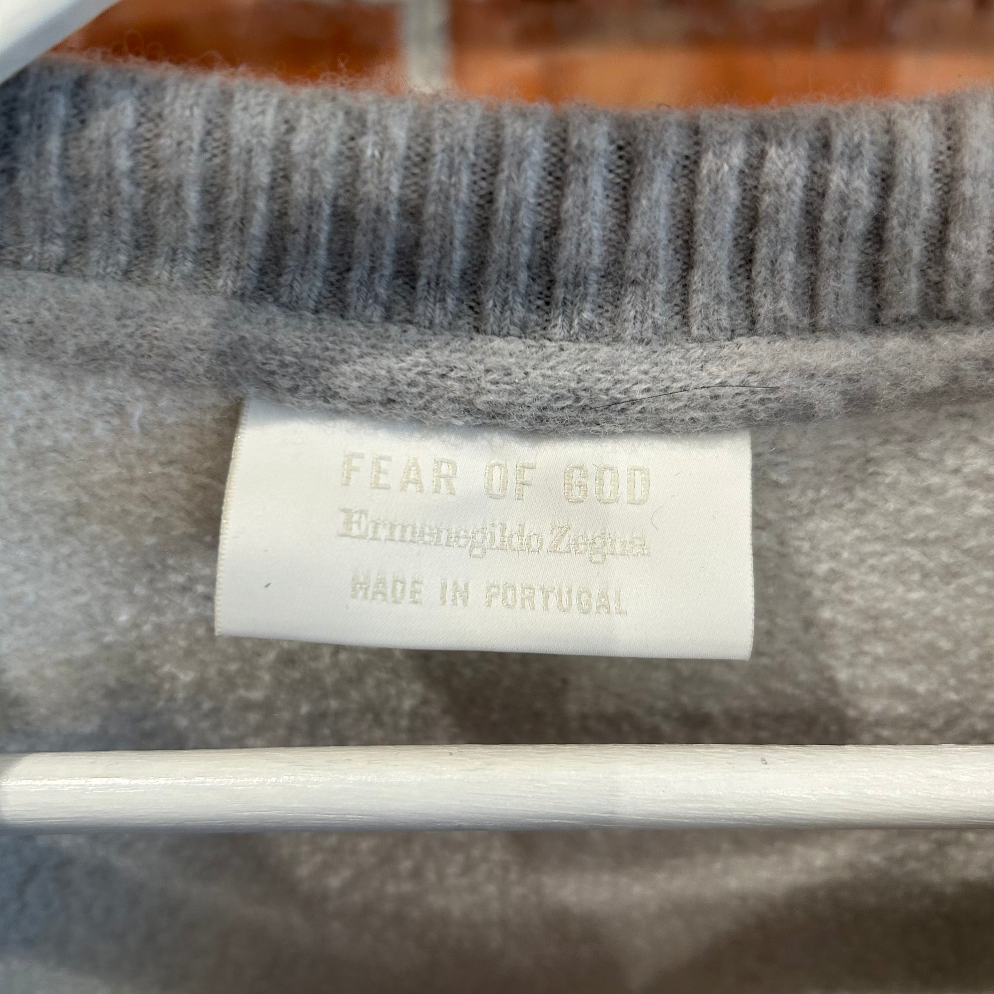 FEAR OF GOD X ZEGNA FW20 CREWNECK ‘GRAY’
