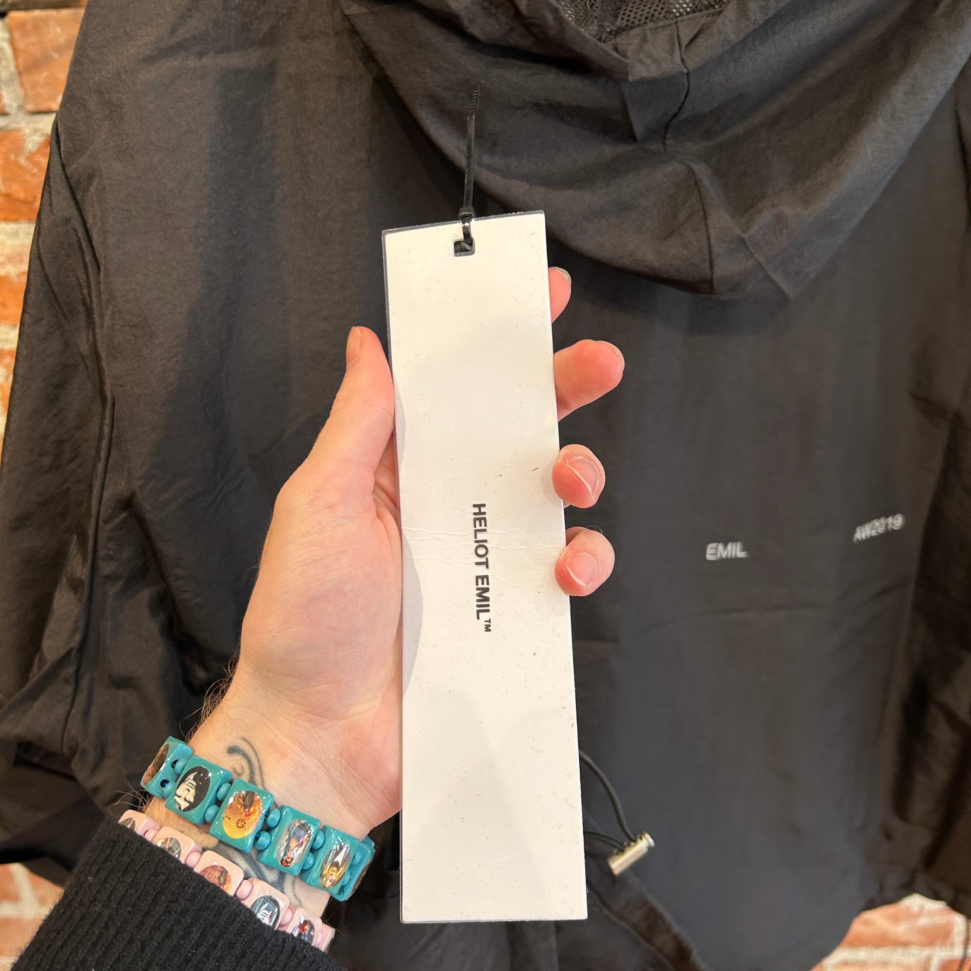 HELIOT EMIL FW19 CONVERTIBLE WINDBREAKER JACKET ‘BLACK’