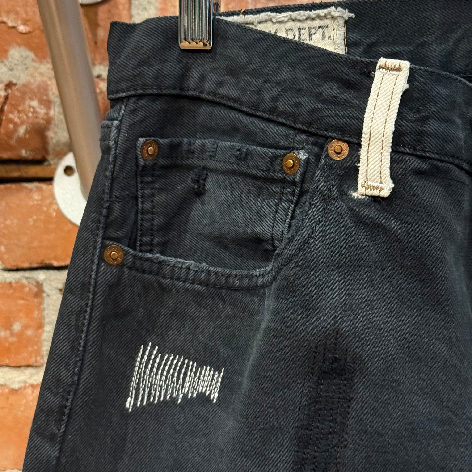 GALLERY DEPT. SCAB F*CK FACE DENIM ‘BLACK’