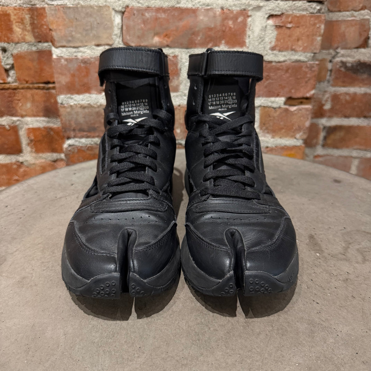 MAISON MARGIELA X REEBOK TABI HIGH SNEAKERS ‘BLACK’