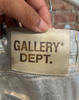GALLERY DEPT. LOGAN GALACTIC GLITTER FLARED DENIM ‘SILVER’