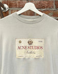 ACNE STUDIOS LAYERED PRINT TEE ‘GREY’
