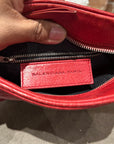 BALENCIAGA SMALL CROSSBODY CITY BAG ‘RED’
