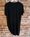 JULIUS_7 LAYERED DRAPE SHIRT ‘BLACK’