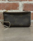 LOUIS VUITTON MONOGRAM CHAIN CARRY POUCH ‘BROWN’