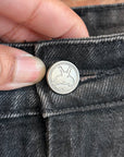 BASKETCASE STRAIGHT LEG FLARED DENIM ‘BLACK’