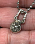 CHROME HEARTS CROSS BALL ZIPPER NECKLACE ‘SILVER’