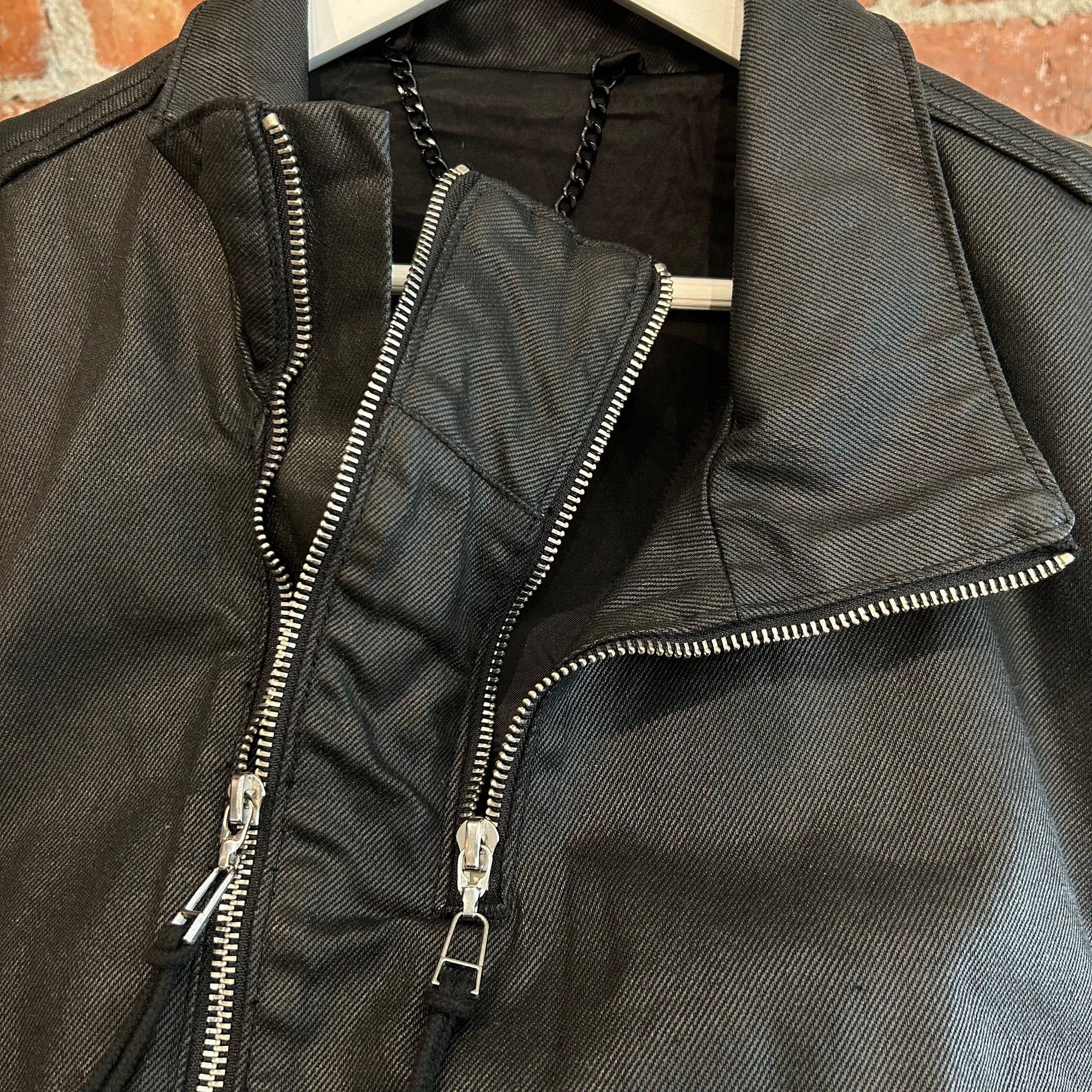 SOMAR PERIL WAXED MOTO JACKET ‘BLACK’