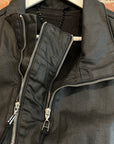 SOMAR PERIL WAXED MOTO JACKET ‘BLACK’