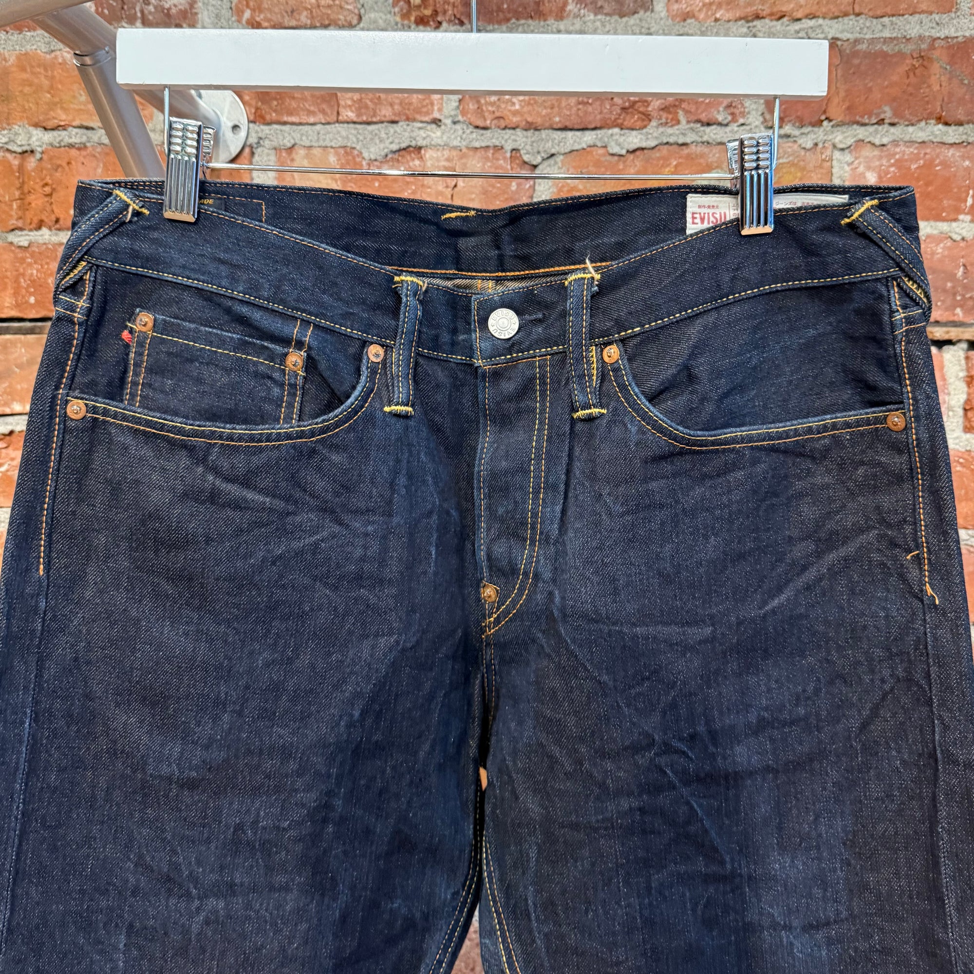 EVISU LOT 2008 MULTIPOCKET DENIM 'INIDGO/IVORY'