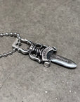 CHROME HEARTS NO. 10 DAGGER NECKLACE ‘SILVER’