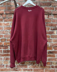 RAF SIMONS SMILEY COLLEGE CREWNECK ‘BURGUNDY’