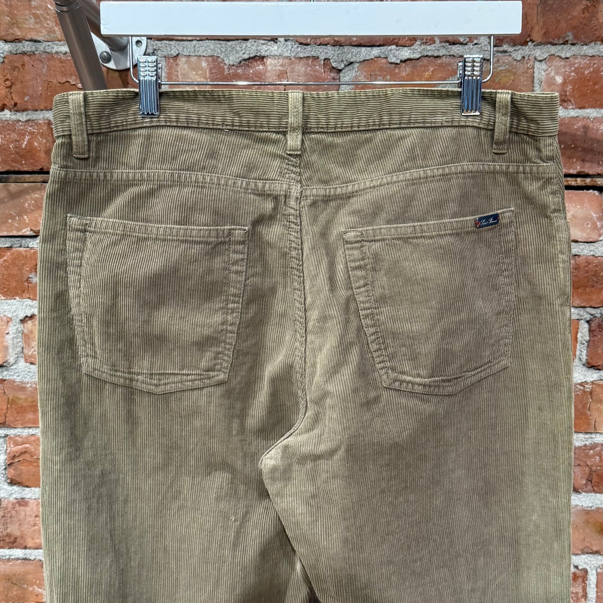 LORO PIANA JARNO STRAIGHT LEG CORDUROY PANTS ‘DUST'
