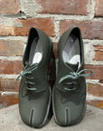 MAISON MARGIELA RUBBER TABI LOAFERS ‘GREEN’