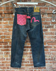 EVISU SAKURA MONOGRAM PARIS DENIM 'INDIGO'