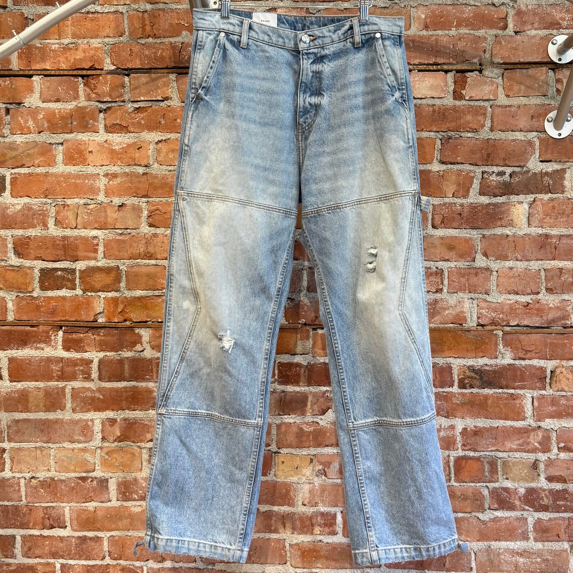 RHUDE CARPENTER DENIM PANTS ‘BLUE’